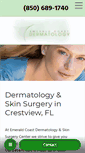 Mobile Screenshot of emeraldcoastderm.com